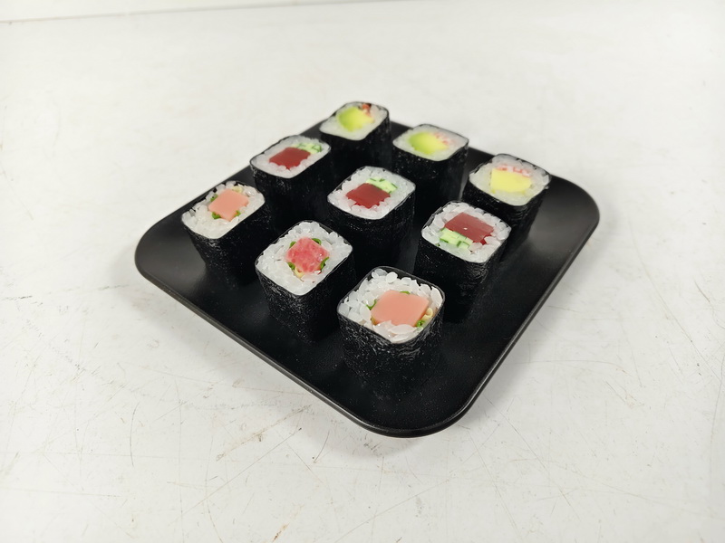 comida falsa maki sushi japon asia consultar cantidades